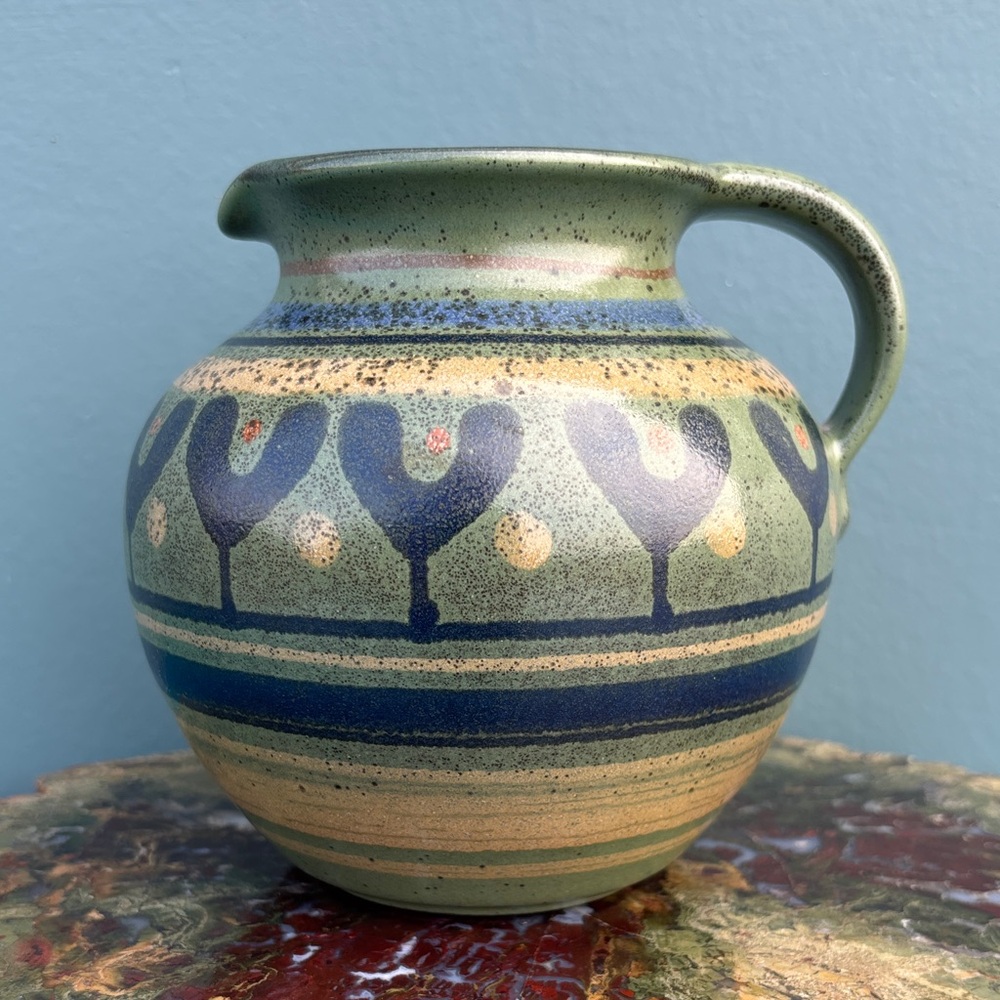 Vintage KMK Ceramic Ewer/Pitcher/Jug